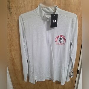 New UA Tech™ Vent Geode Boston Collegiate Men's 1/2 Zip Size S